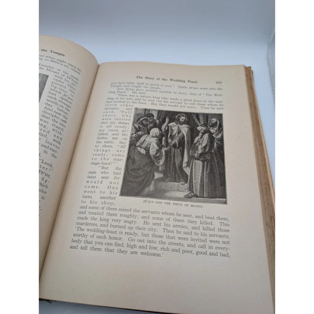HURLBUT'S‎ Self-Pronouncing Story of Bible 1913 Hardcover